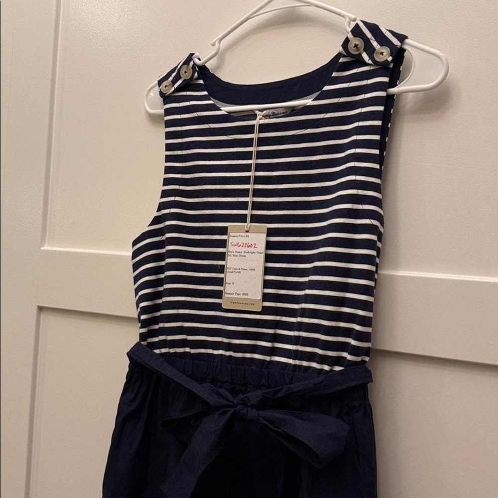 NWT Tommy Bahama women's small Seabright Coast midi dress in a coastline color. - Picture 2 of 8